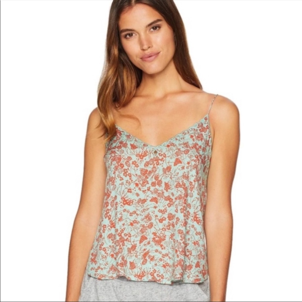Free People Cami Floral Size Large - Picture 1 of 6